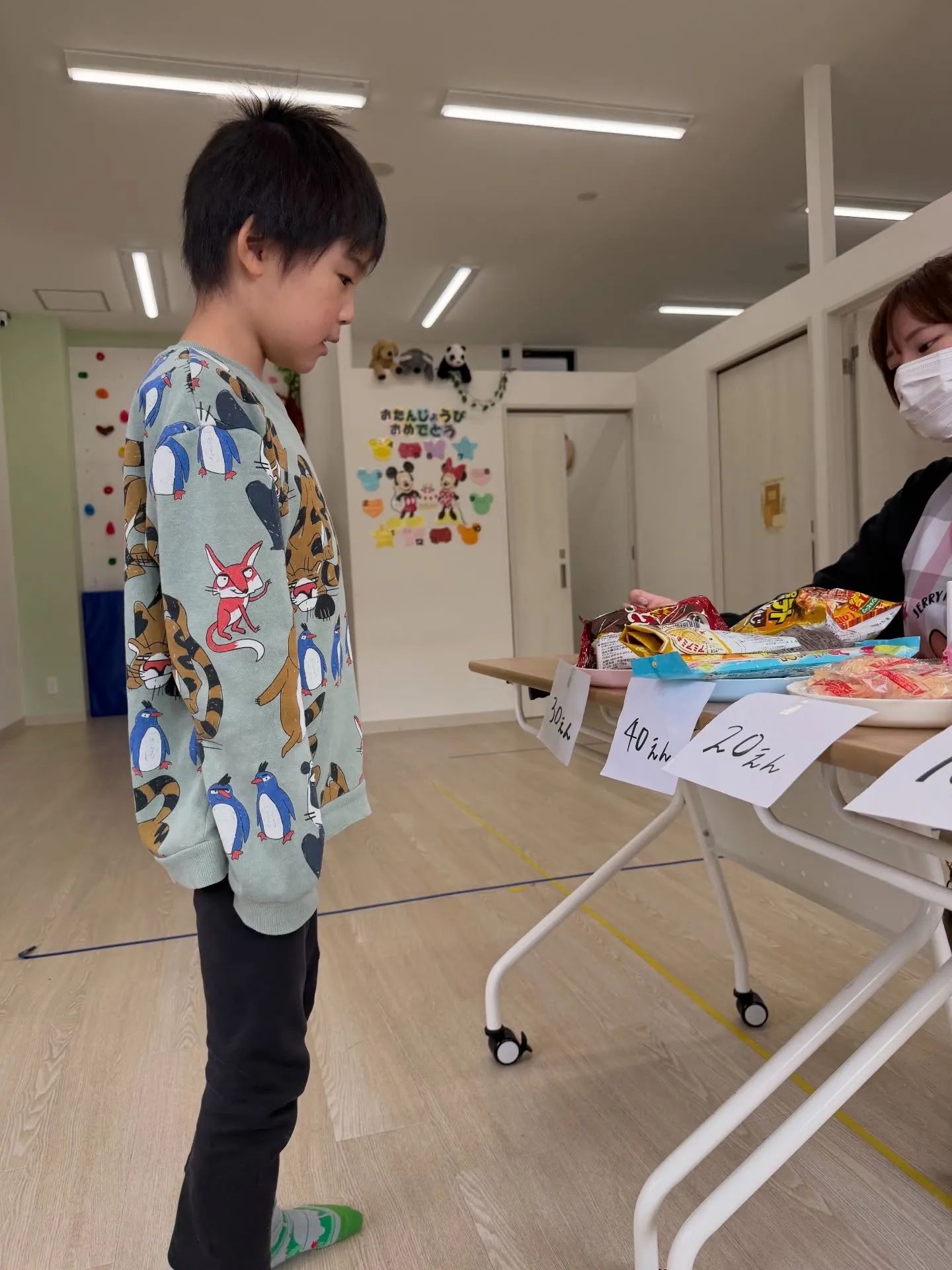午前中は縄跳びマシンを使って運動しました🤸♂️縄跳びを目で...