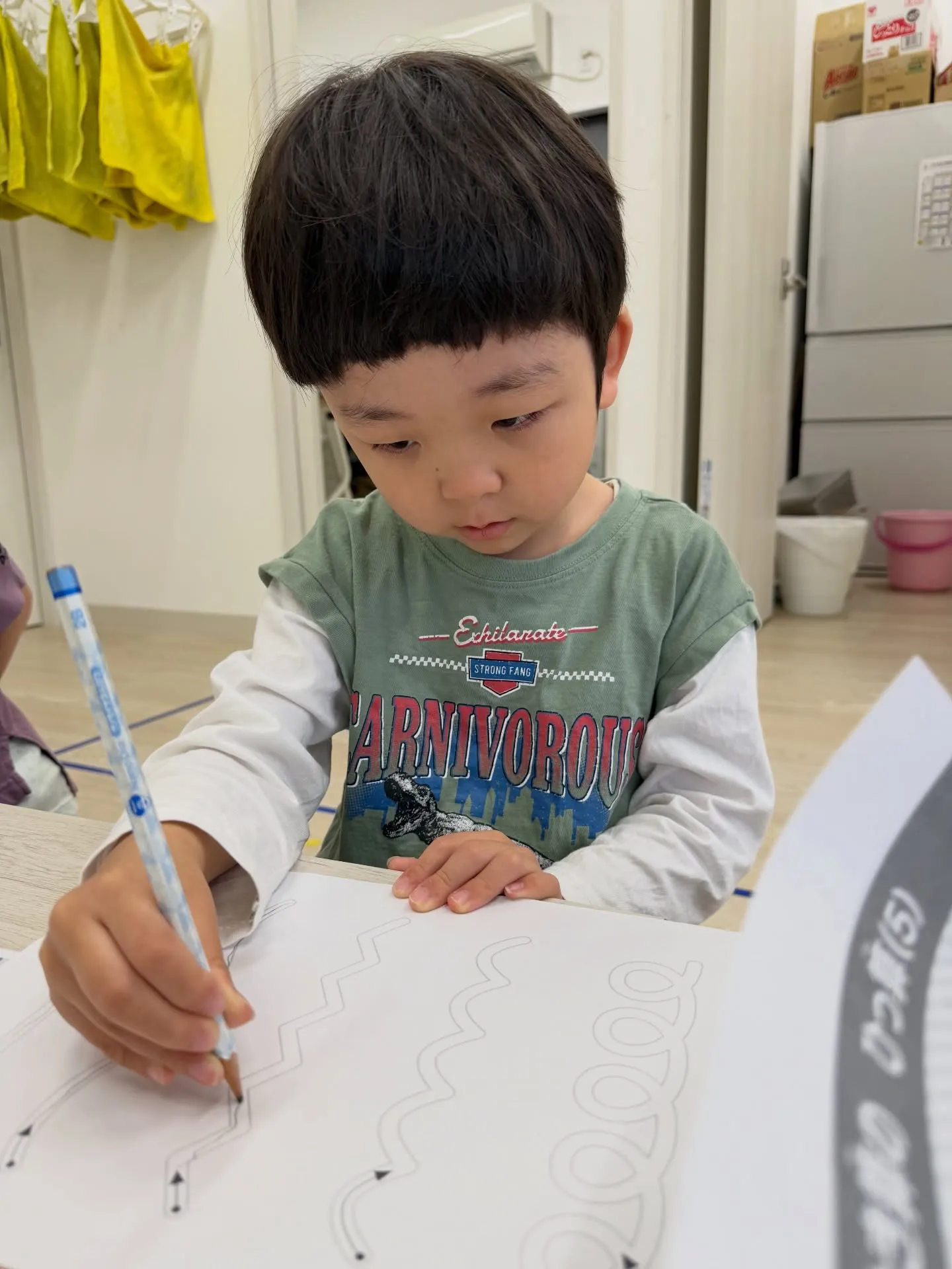 入学式も終わり、元気いっぱいに来所してくれました😊✨ピカピカ...