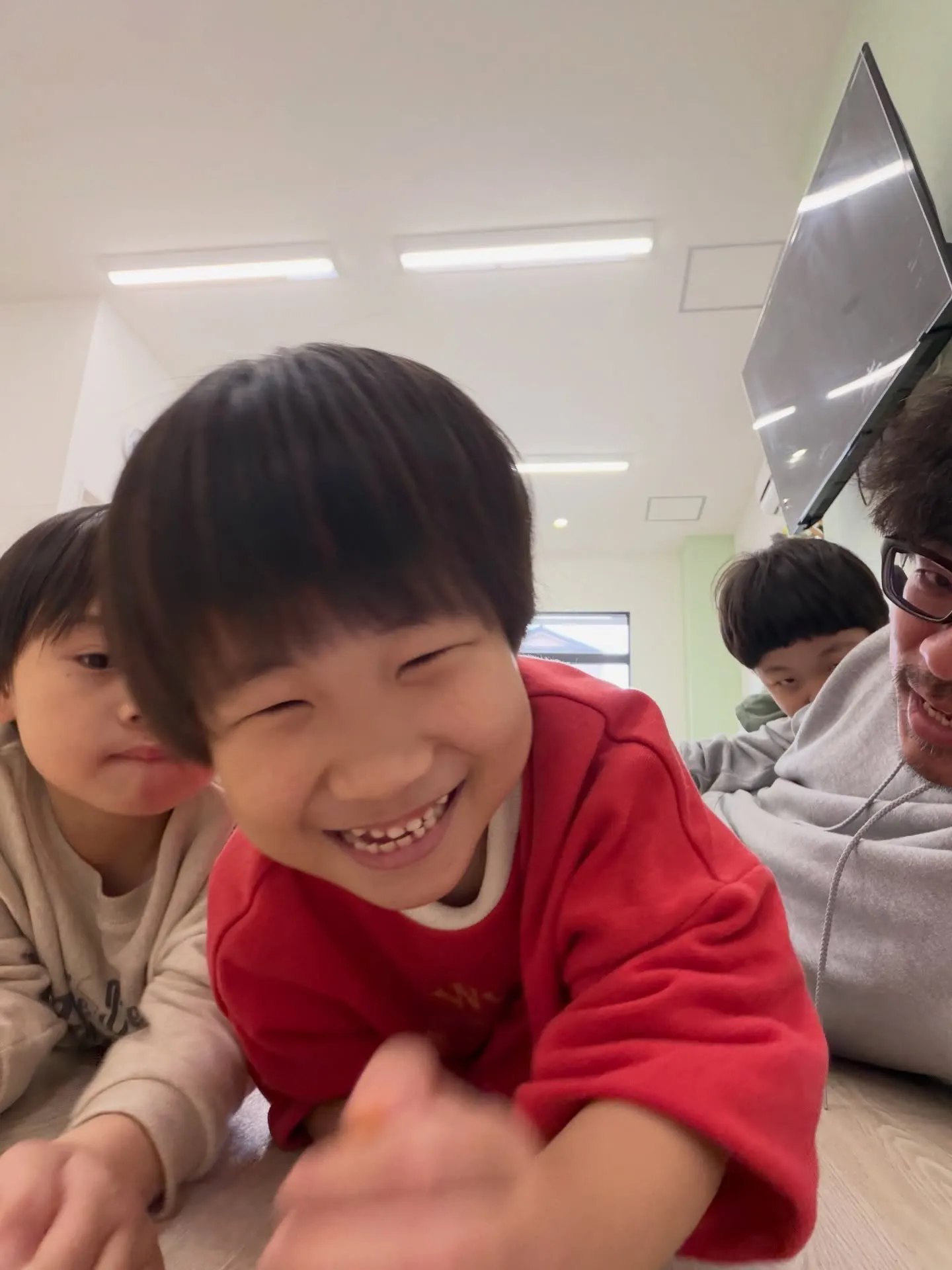 入学式も終わり、元気いっぱいに来所してくれました😊✨ピカピカ...