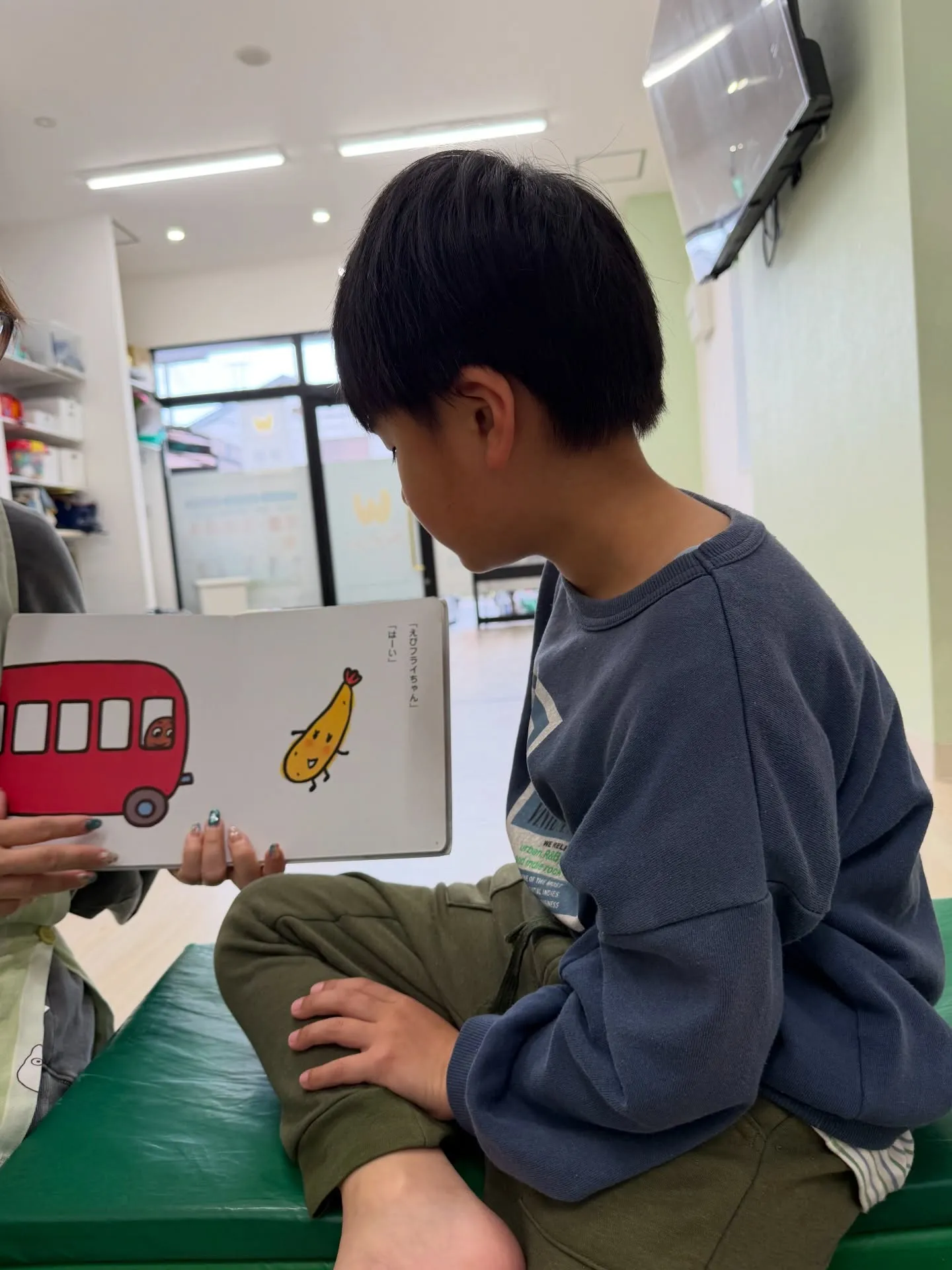 入学式も終わり、元気いっぱいに来所してくれました😊✨ピカピカ...