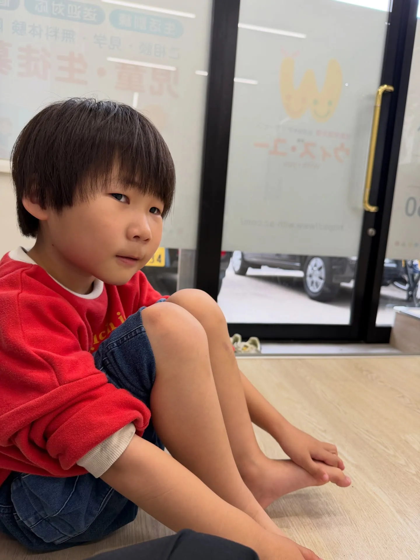 入学式も終わり、元気いっぱいに来所してくれました😊✨ピカピカ...