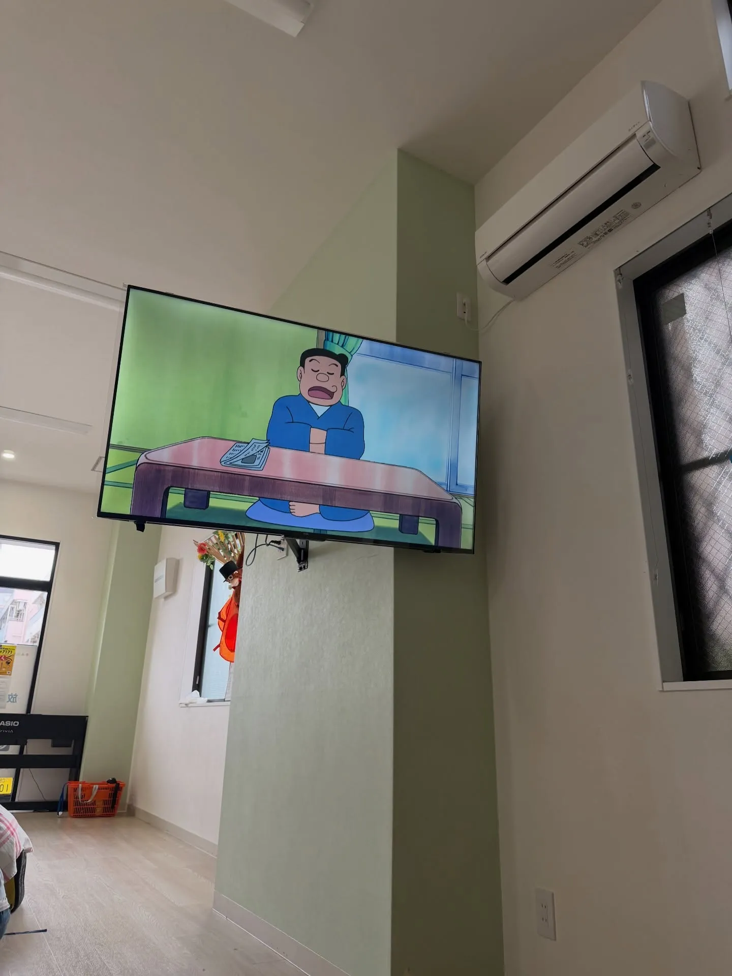 少し時間があったので ドラえもん を見ました📺送迎から戻ると...
