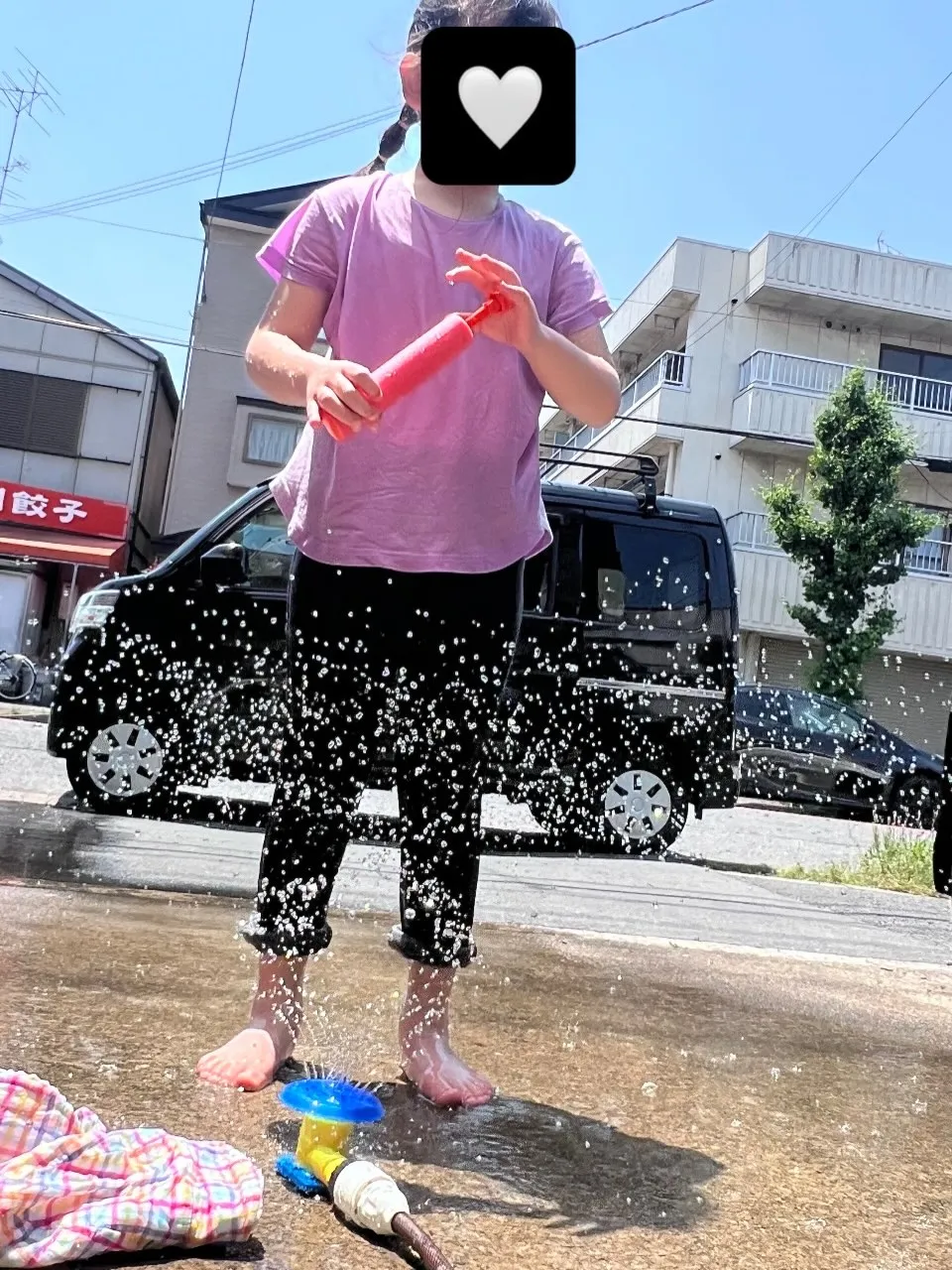 今日は児発のお友達と水遊びをしました🌈